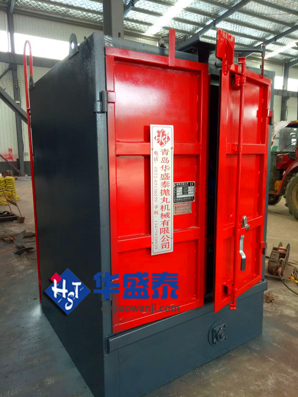 發(fā)往山東聊城326履帶式與376吊鉤拋丸機(jī)|廠家價格|圖片視頻